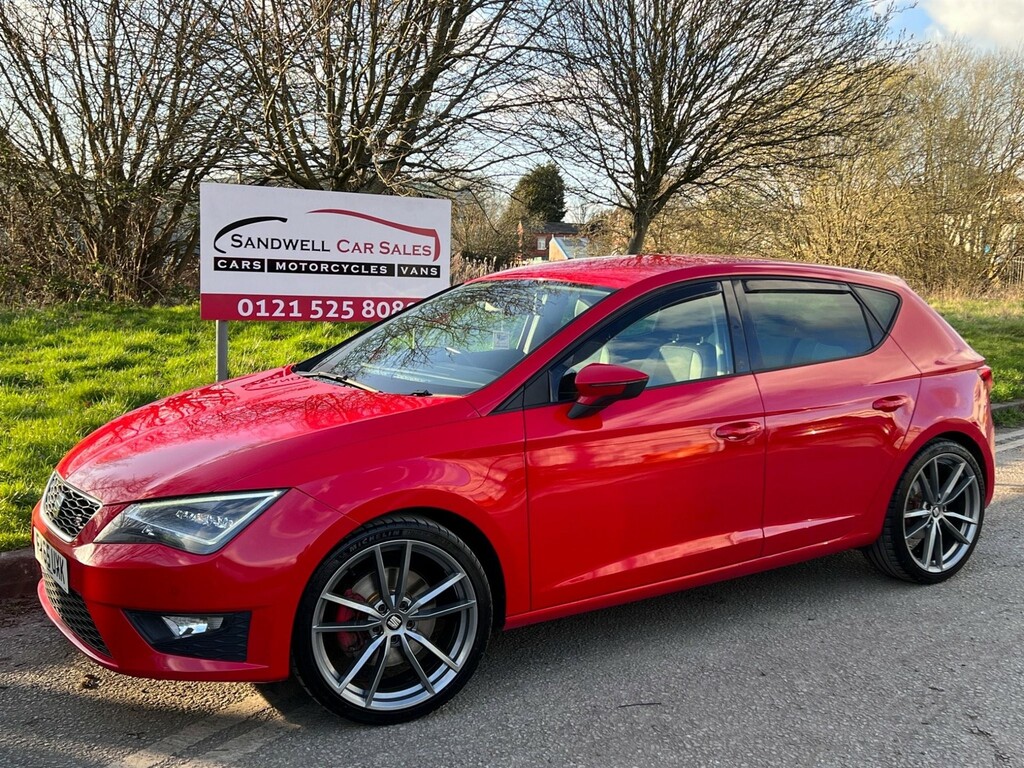 Compare Seat Leon 2.0 Tdi Fr Euro 6 Ss FY65UXK Red