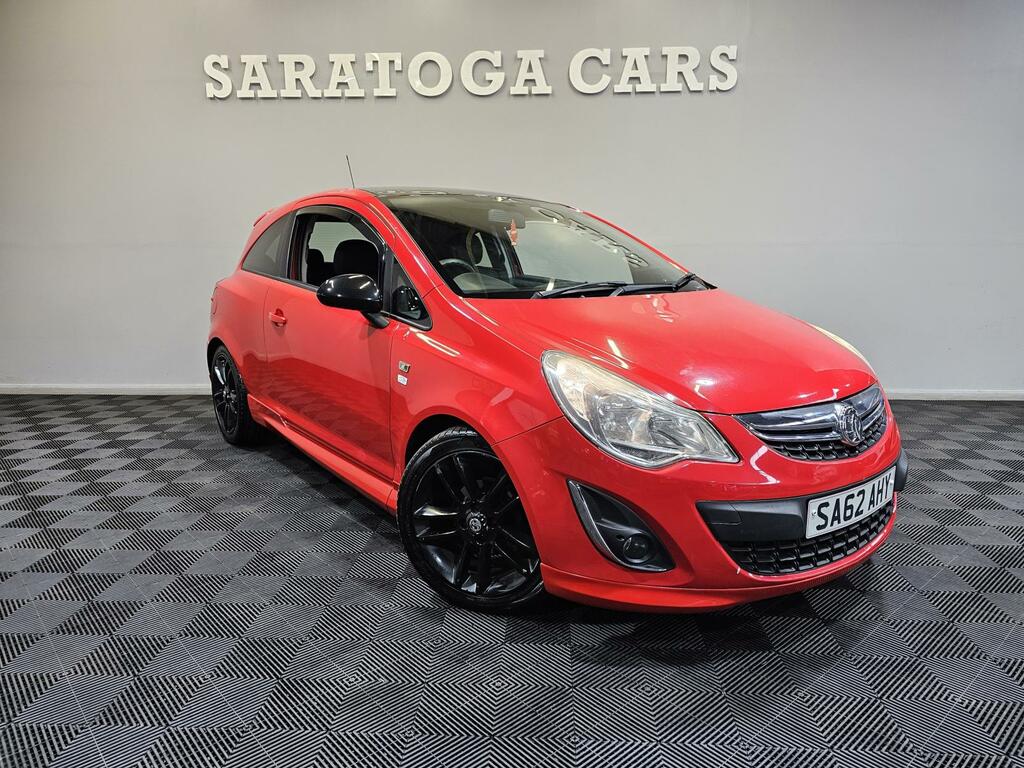 Compare Vauxhall Corsa 1.2 16V Limited Edition Hatchback SA62AHY Red