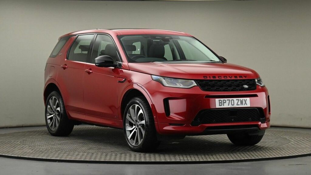 Compare Land Rover Discovery Sport Discovery Sport R-dynamic Hse P300e BP70ZWX Red