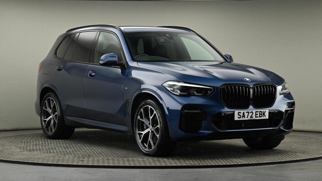 Compare BMW X5 X5 Xdrive 40D M Sport Mhev SA72EBK Blue