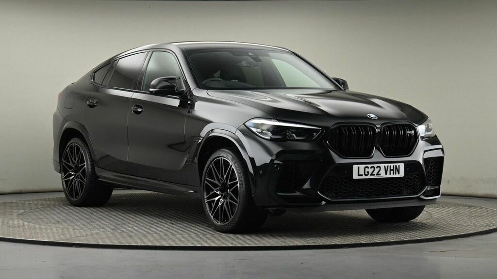 Compare BMW X6 M 4.4I V8 Competition Xdrive Euro 6 Ss LG22VHN Blue