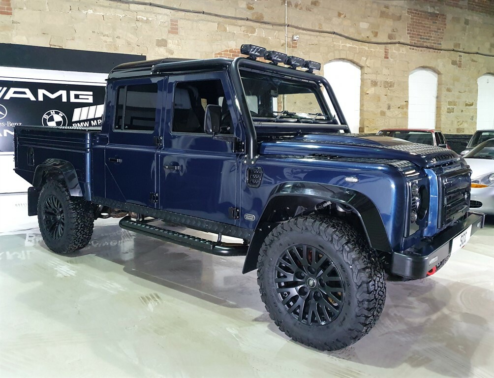 Compare Land Rover Defender 130 Defender 130 High Capacity Pick Up Td Double Cab K999FWD Blue