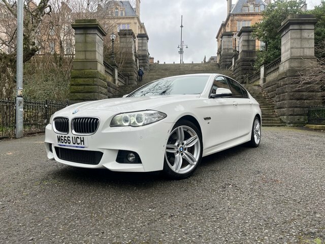 Compare BMW 5 Series 520D M Sport M666UCH White