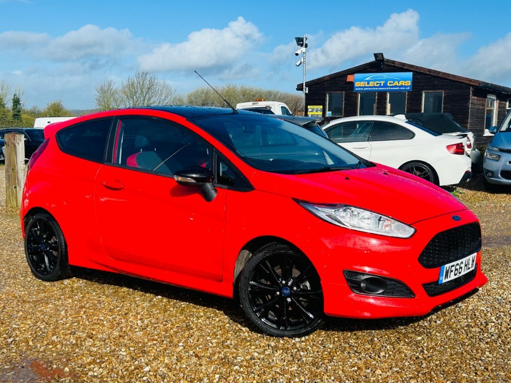 Compare Ford Fiesta 1.0 Ecoboost 140 Zetec S Red WF66HLW Red