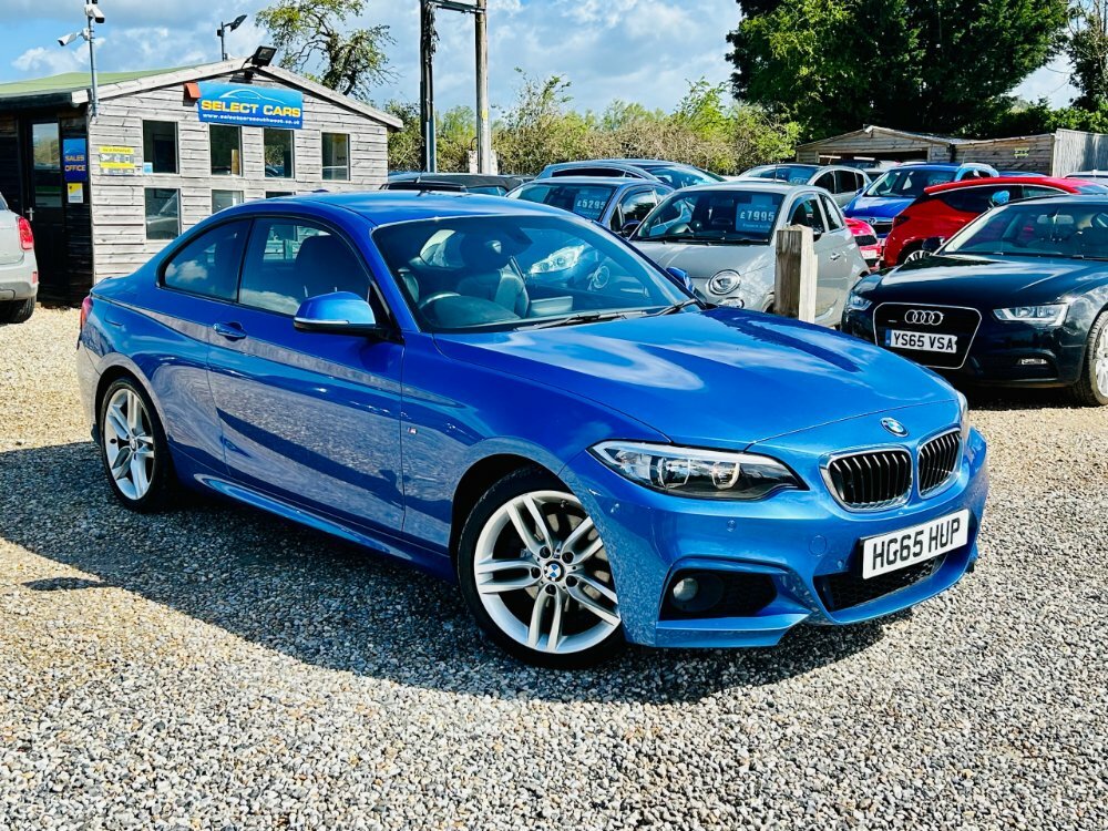 Compare BMW 2 Series 220D 190 M Sport HG65HUP Blue