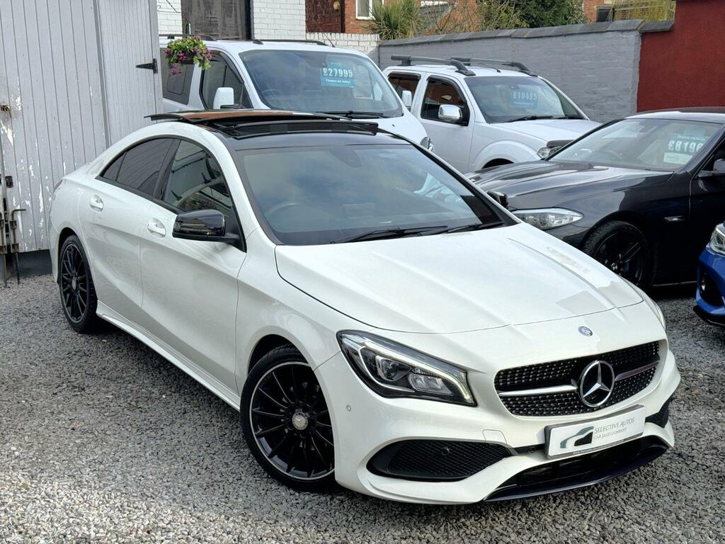 Mercedes-Benz CLA Class Saloon 2.1 Cla200d Amg Line Coupe Euro 6 Ss White #1