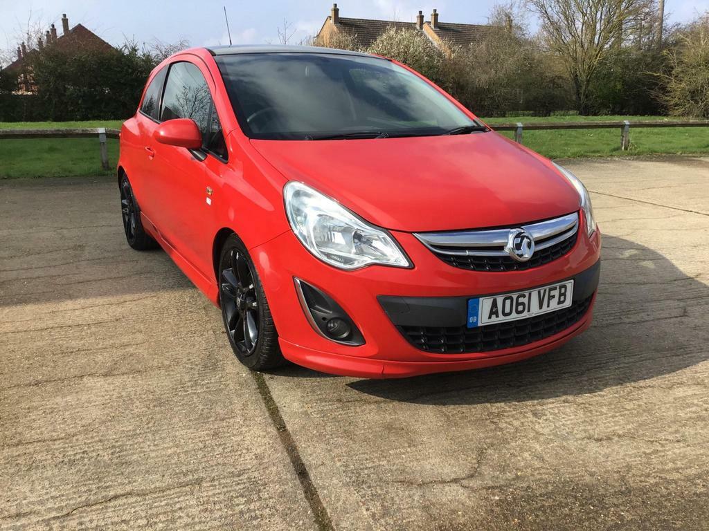 Compare Vauxhall Corsa 1.2 16V Limited Edition Euro 5 AO61VFB Red