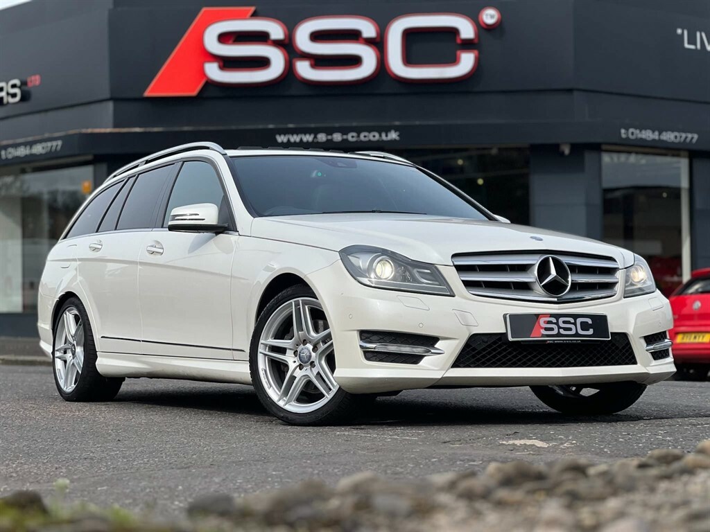 Compare Mercedes-Benz C Class Blueefficiency Amg Sport WX62OXT White