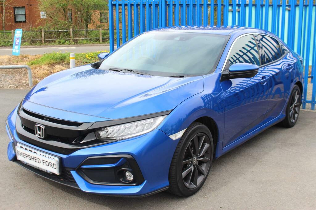Compare Honda Civic 1.0 Vtec Turbo Sr Euro 6 Ss PO70YHY Blue