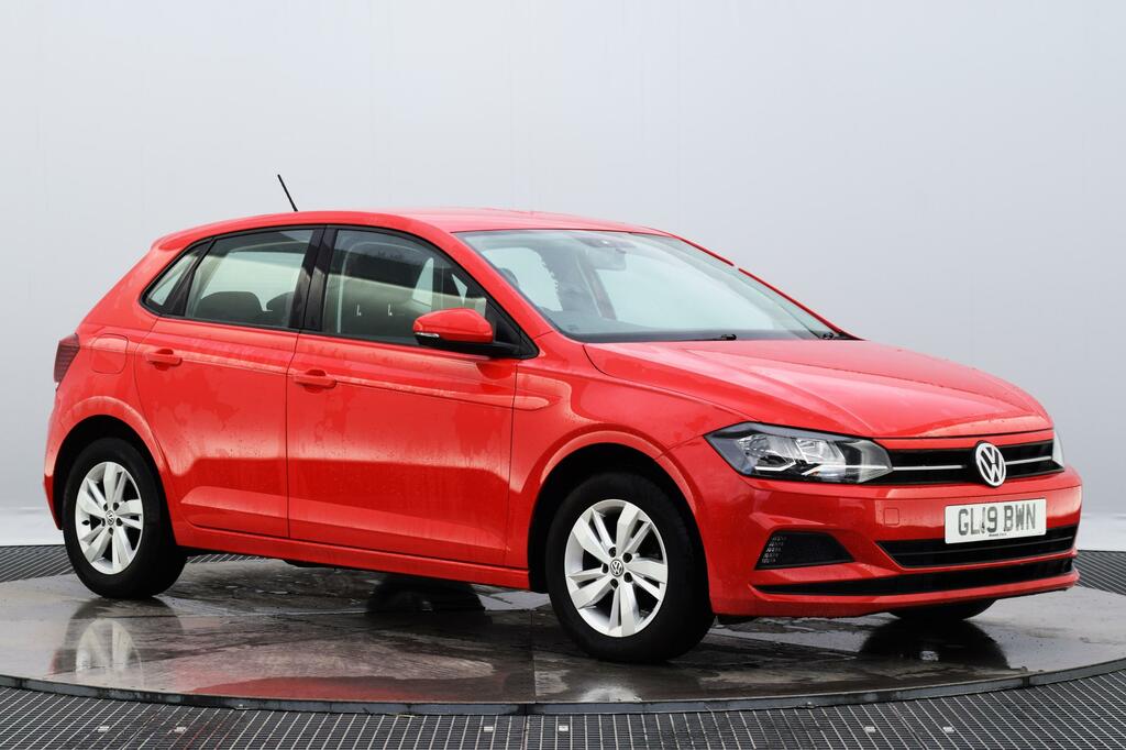 Compare Volkswagen Polo 1.0 Evo Se Hatchback Euro 6 Ss GL19BWN Red