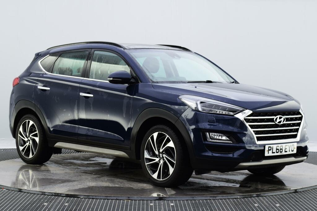 Compare Hyundai Tucson 1.6 T-gdi Premium Se Suv Dct Euro 6 S PL68EYO Blue