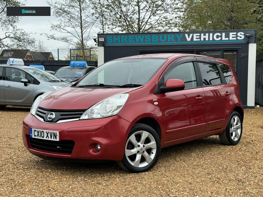 Compare Nissan Note 1.6 16V N-tec Hatchback Euro 4 CX10XVN Red