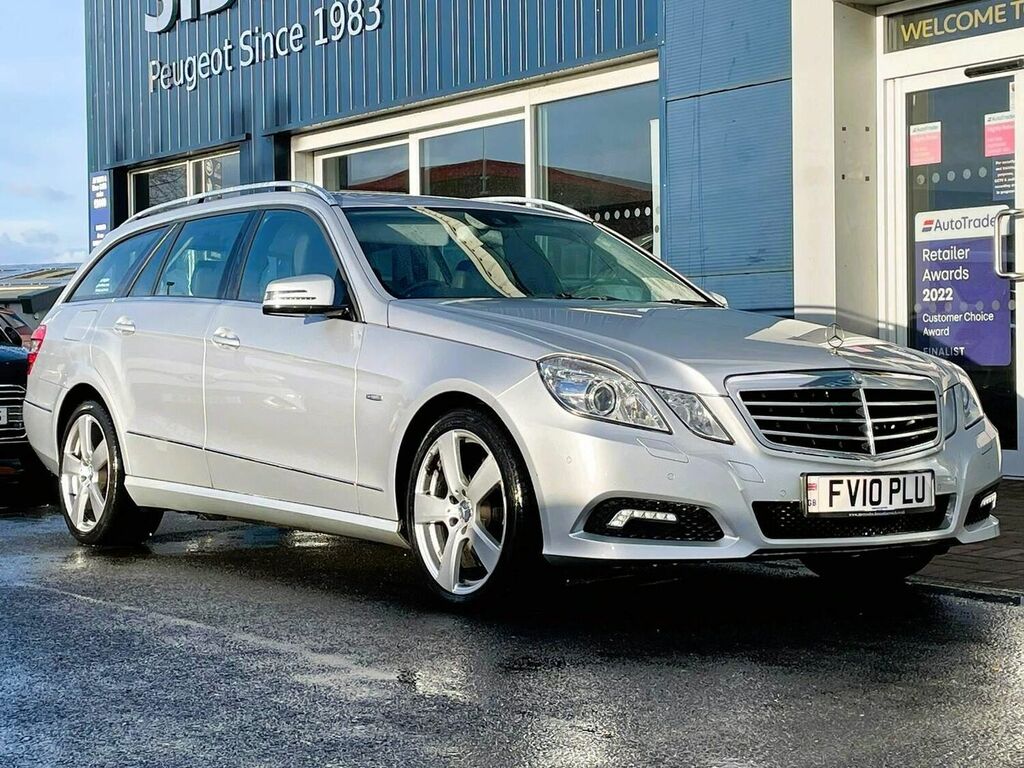 Compare Mercedes-Benz E Class Estate FV10PLU Silver