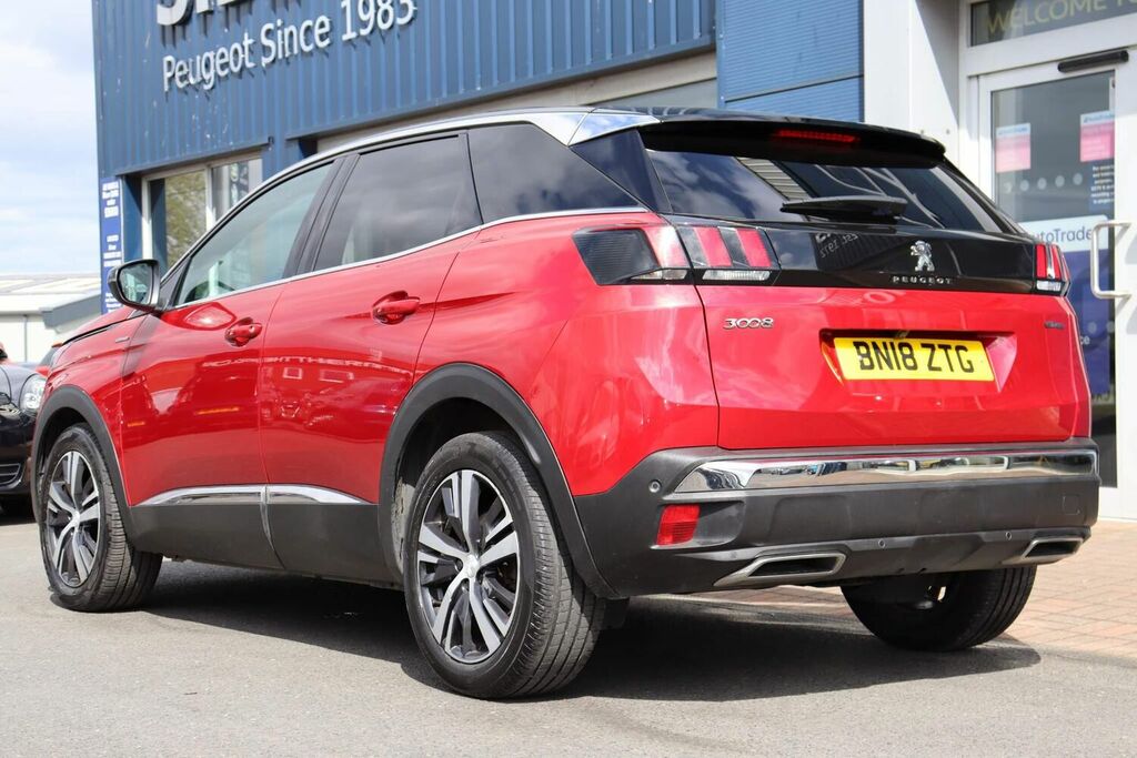 Compare Peugeot 3008 3008 Gt Line Bluehdi Ss BN18ZTG Red