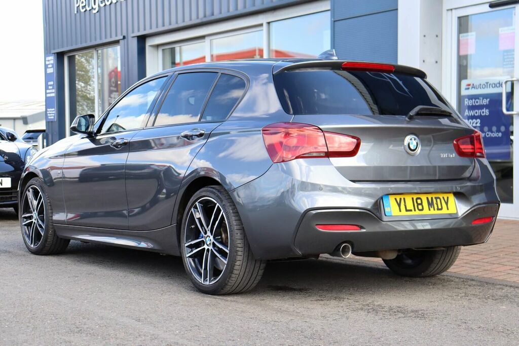 Compare BMW 1 Series Hatchback YL18MDY Grey