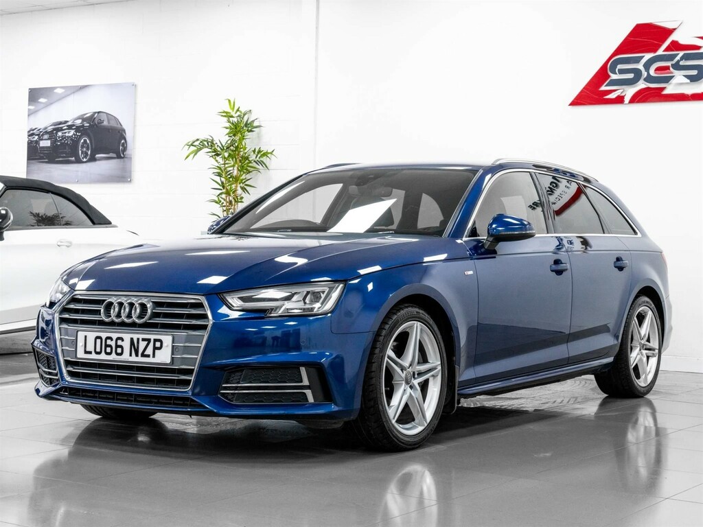 Compare Audi A4 Avant Estate LO66NZP Blue