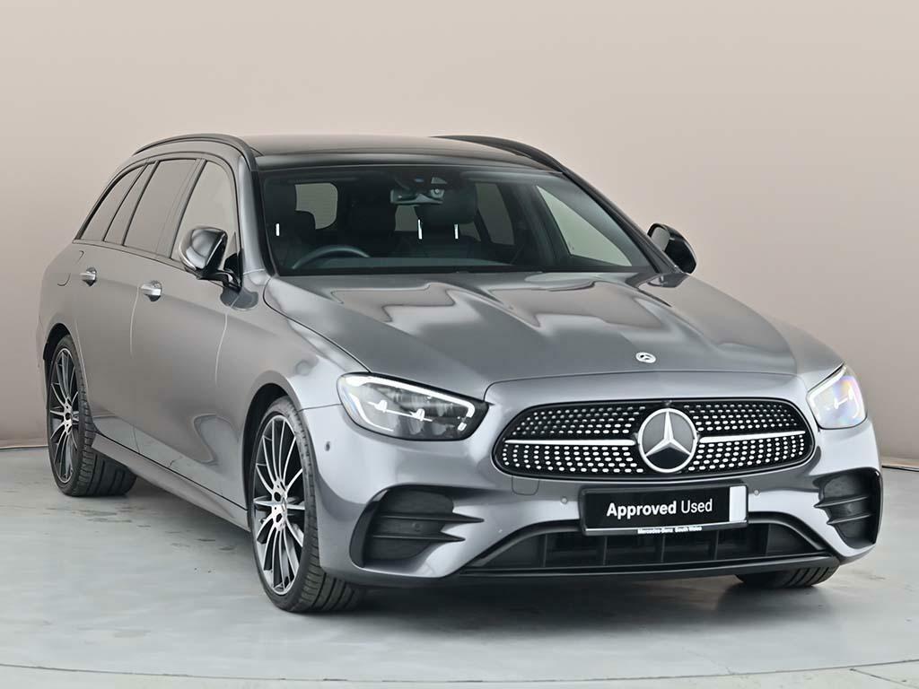 Compare Mercedes-Benz E Class E 220 D Amg Line Night Edition Premium Plus Estate CL23AYX Grey