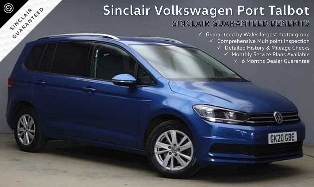 Compare Volkswagen Touran 2.0 Tdi Se 115Ps Dsg Sinclair Guaranteed GK20GBE Blue
