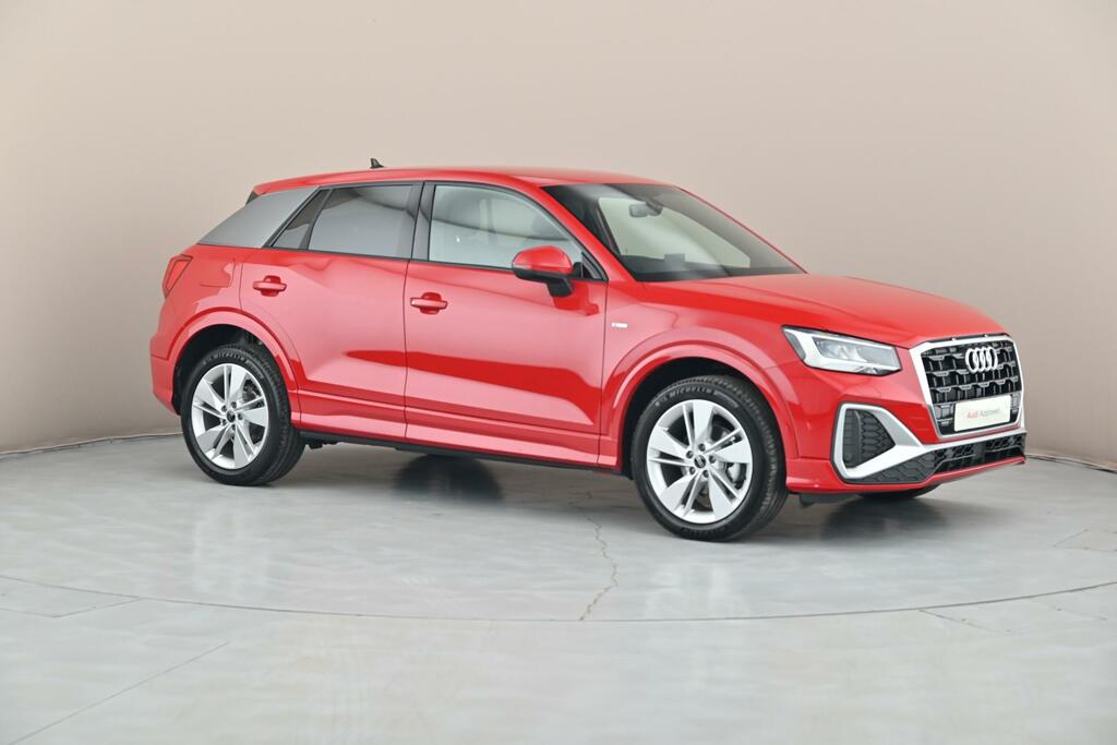 Compare Audi Q2 S Line 35 Tfsi 150 Ps S Tronic CU73UFN Red