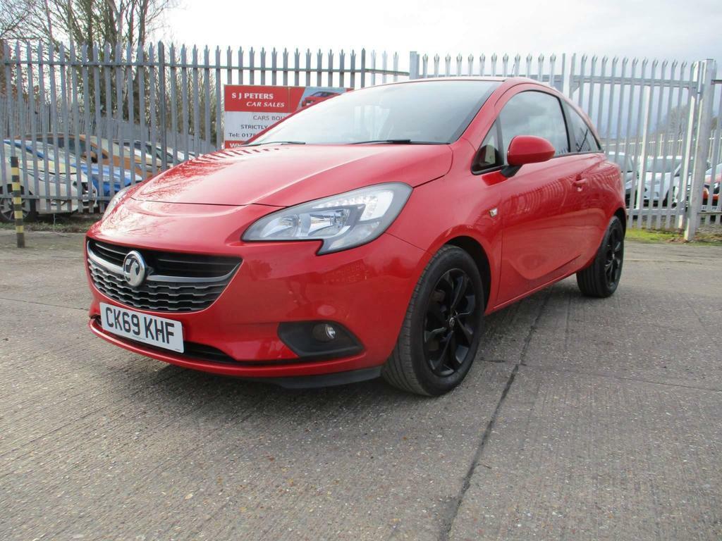 Compare Vauxhall Corsa 1.4I Ecotec Griffin Euro 6 CK69KHF Red