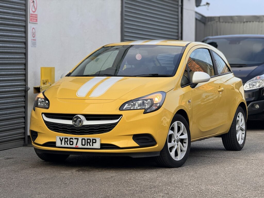 Compare Vauxhall Corsa 1.4I Ecotec Sting Euro 6 YR67ORP Yellow