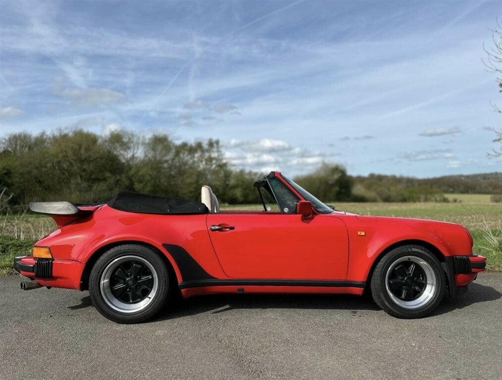 Compare Porsche 911 3.3L 930 Turbo Convertible G50 5 Speed Gearbox B8BUS Red