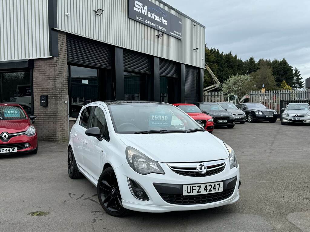 Compare Vauxhall Corsa 1.2 Limited Edition UFZ4247 White