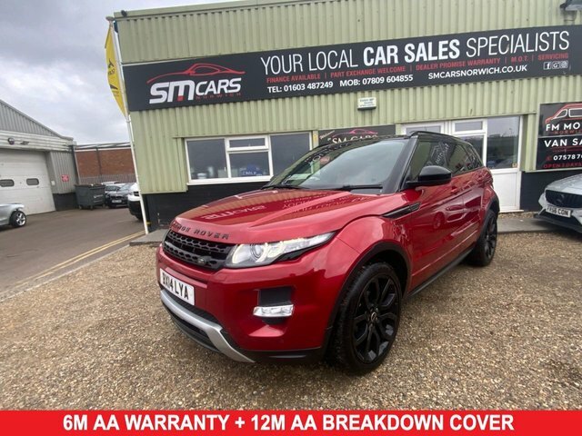 Compare Land Rover Range Rover Evoque 2.2 Sd4 Dynamic 190 Bhp BX14LYA Red
