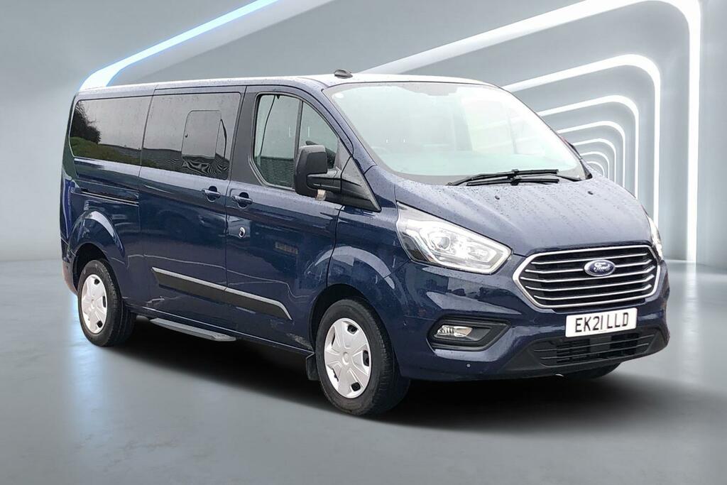 Compare Ford Tourneo Custom 2.0 Ecoblue 130Ps Low Roof 9 Seater EK21LLD Blue