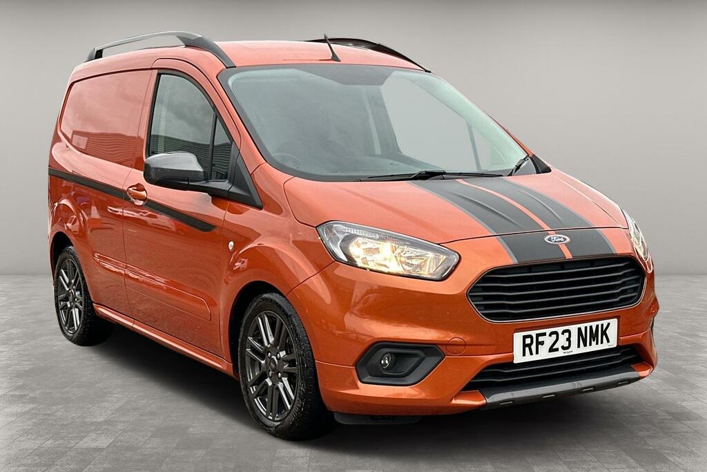 Compare Ford Transit Courier 1.5 Tdci 100Ps Sport Van 6 Speed RF23NMK Orange