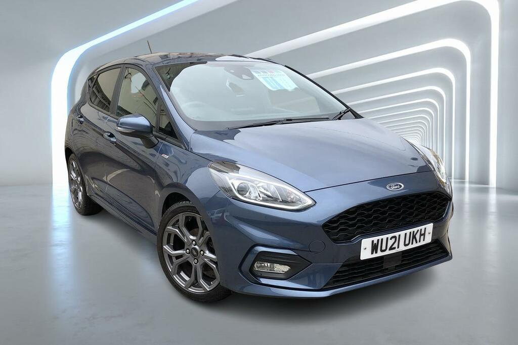 Compare Ford Fiesta 1.0 Ecoboost Hybrid Mhev 155 St-line Edition WU21UKH Blue