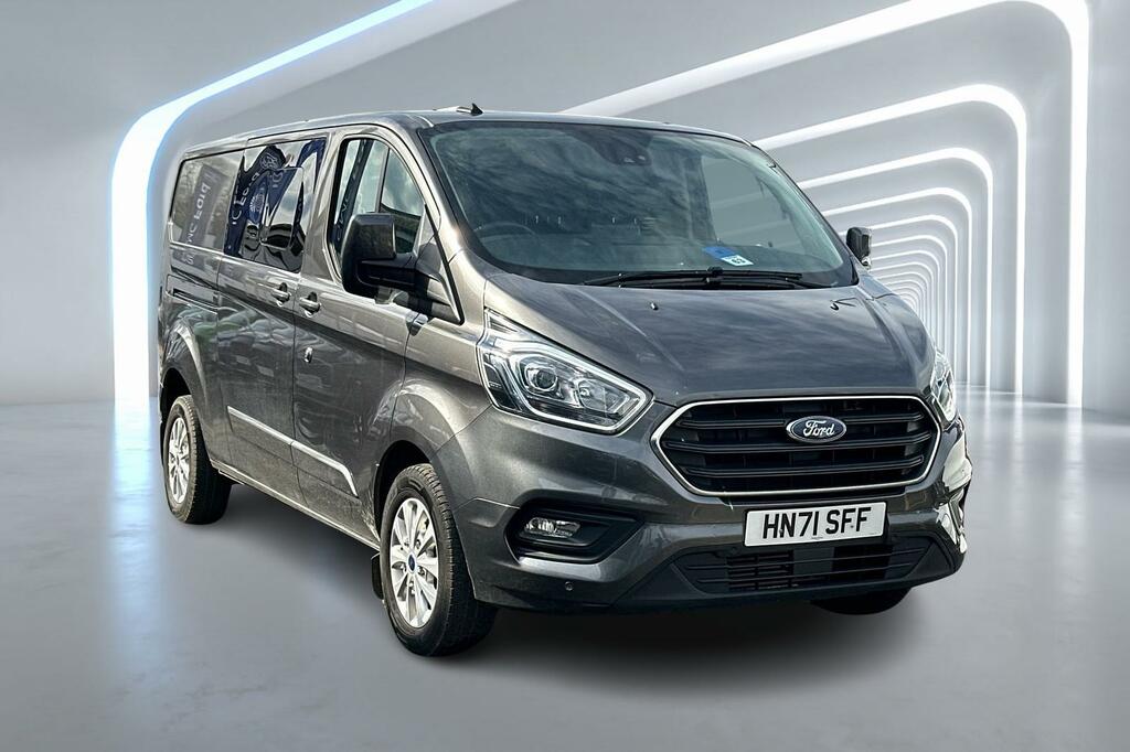 Compare Ford Transit Custom 2.0 Ecoblue 170Ps Low Roof Dcab Limited Van HN71SFF Grey