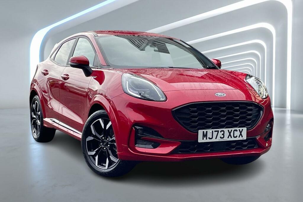 Compare Ford Puma 1.0 Ecoboost Hybrid Mhev St-line X Dct MJ73XCX Red
