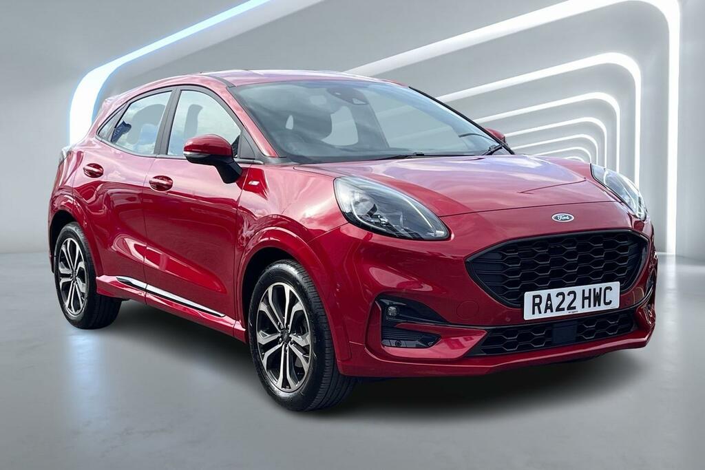 Compare Ford Puma 1.0 Ecoboost Hybrid Mhev St-line Dct RA22HWC Red