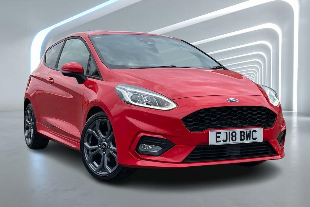 Compare Ford Fiesta 1.0 Ecoboost 140 St-line EJ18BWC Red