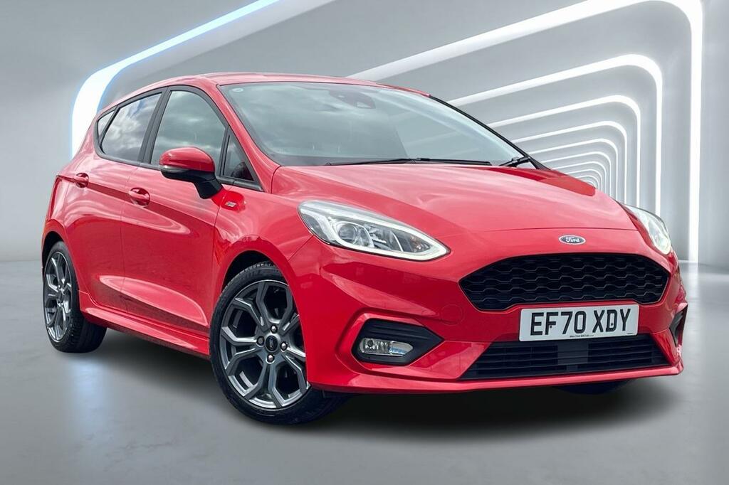 Compare Ford Fiesta 1.0 Ecoboost Hybrid Mhev 125 St-line Edition EF70XDY Red