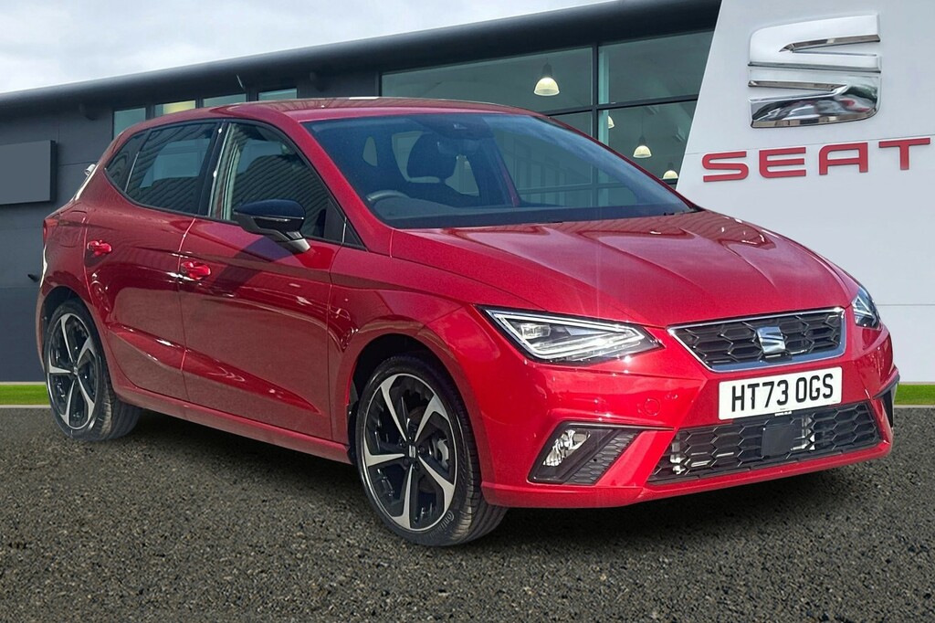 Compare Seat Ibiza 1.0 Tsi 110Ps Fr Sport 5-Door HT73OGS Red
