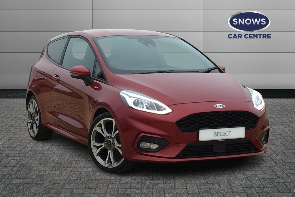 Compare Ford Fiesta 1.0T Ecoboost St-line Euro 6 Ss RO68LHW Red