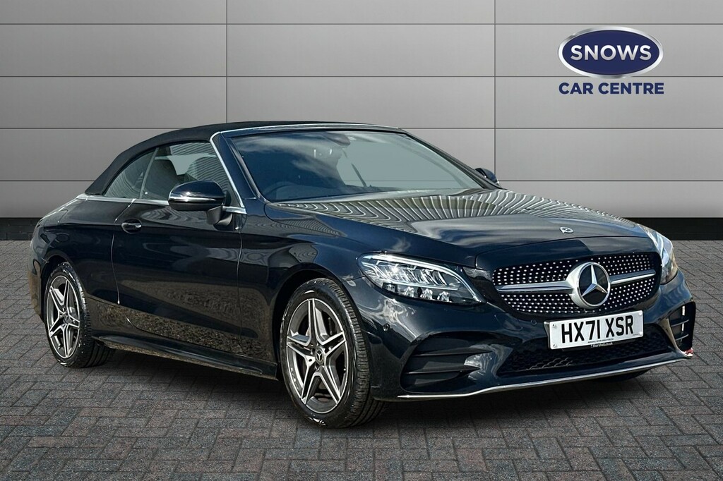 Compare Mercedes-Benz C Class 1.5 C200 Mhev Amg Line Edition Cabriolet G-tronic HX71XSR Black