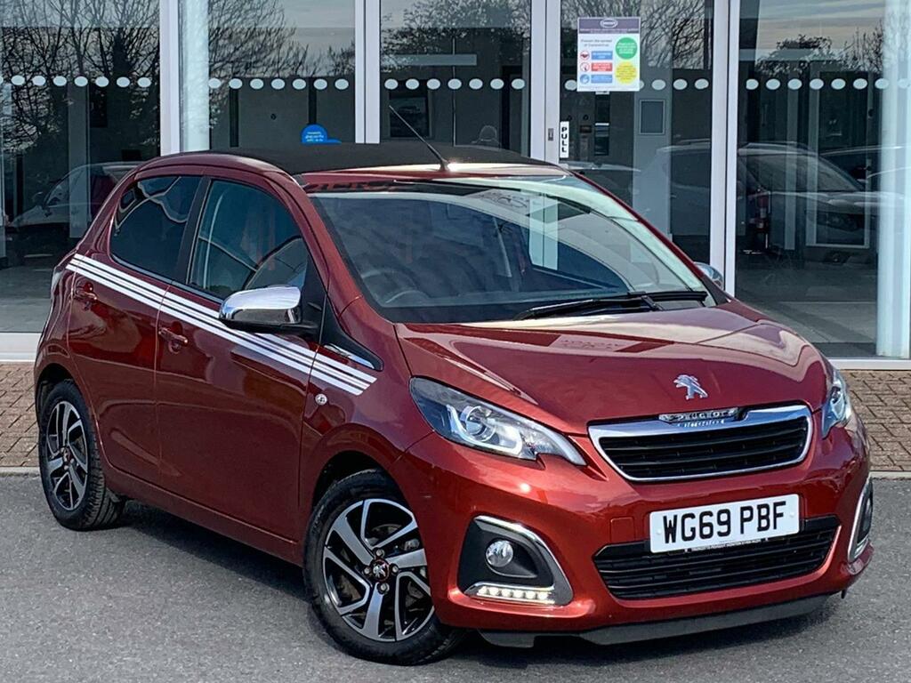 Compare Peugeot 108 1.0 Collection Top Euro 6 Ss WG69PBF Red