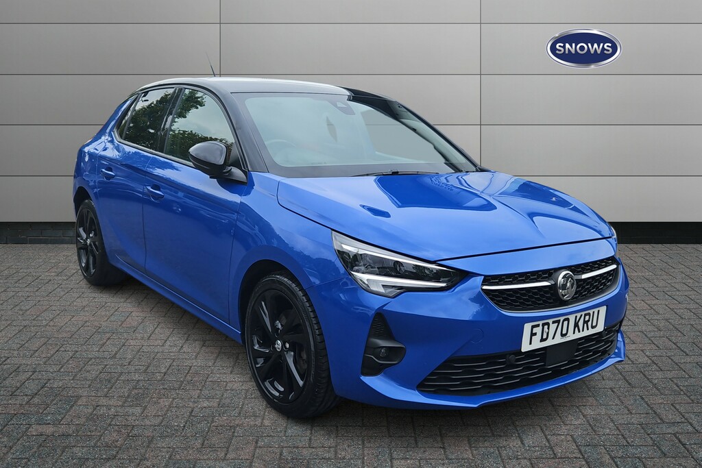 Compare Vauxhall Corsa 1.2 Turbo Sri Premium Euro 6 Ss FD70KRU Blue