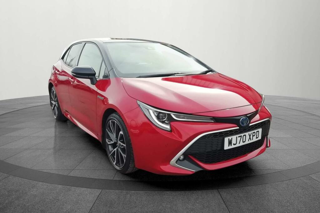 Compare Toyota Corolla 1.8 Vvt-h Excel Cvt Euro 6 Ss WJ70XPD Red