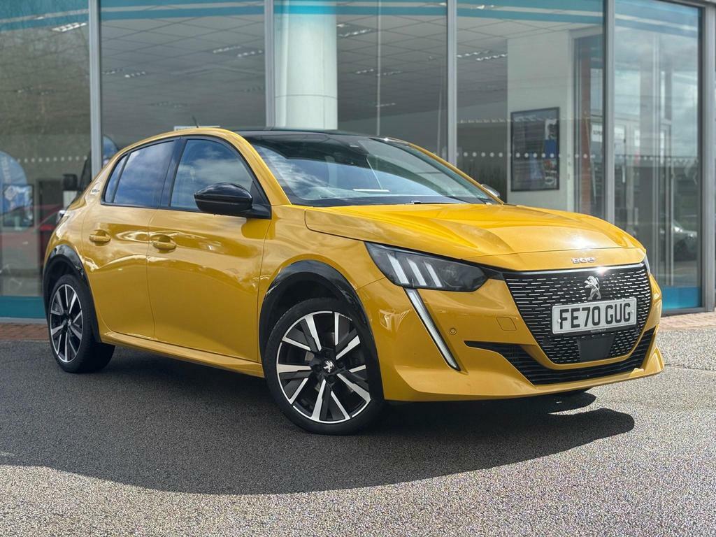 Compare Peugeot 208 1.2 Puretech Gt Line Eat Euro 6 Ss FE70GUG Yellow