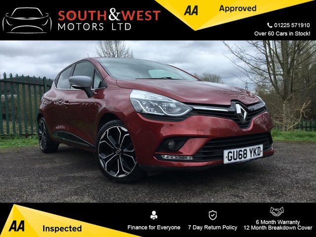 Compare Renault Clio 0.9 Iconic Tce 76 Bhp GU68YKD Red