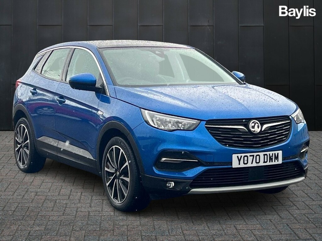 Compare Vauxhall Grandland X 1.2 Turbo Elite Nav YO70DWM Blue