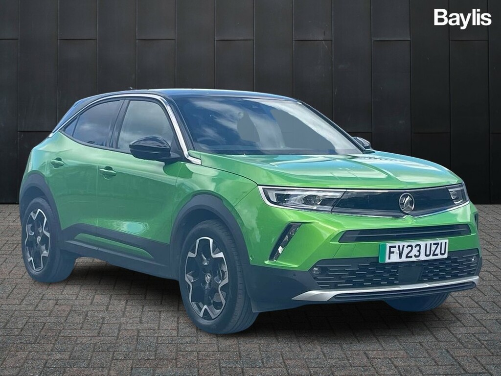 Compare Vauxhall Mokka-e 100Kw Ultimate 50Kwh FV23UZU Green