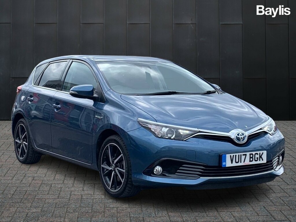 Compare Toyota Auris 1.8 Hybrid Design Tss Cvt VU17BGK Blue
