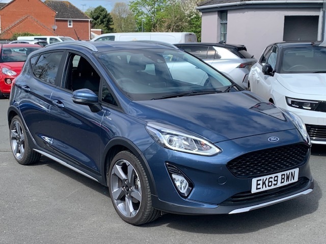 Compare Ford Fiesta 1.0 Ecoboost Active X EK69BWN Blue
