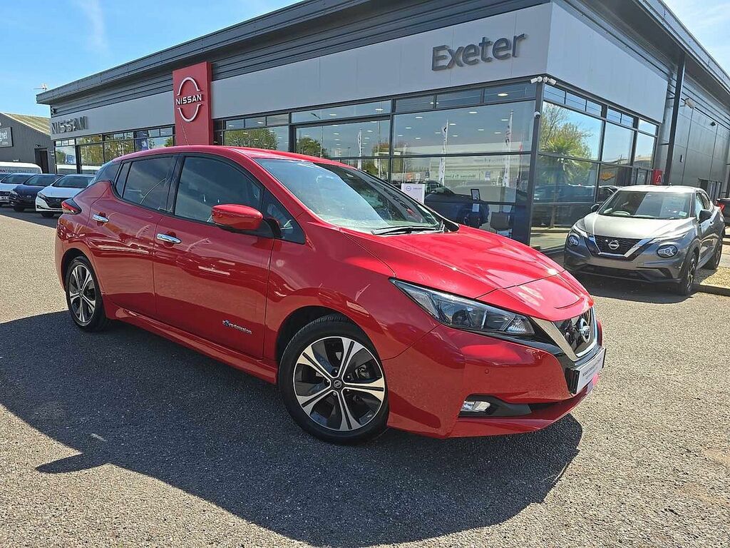 Compare Nissan Leaf E 110Kw N-connecta 40Kwh Hatchback WG18MKM Red