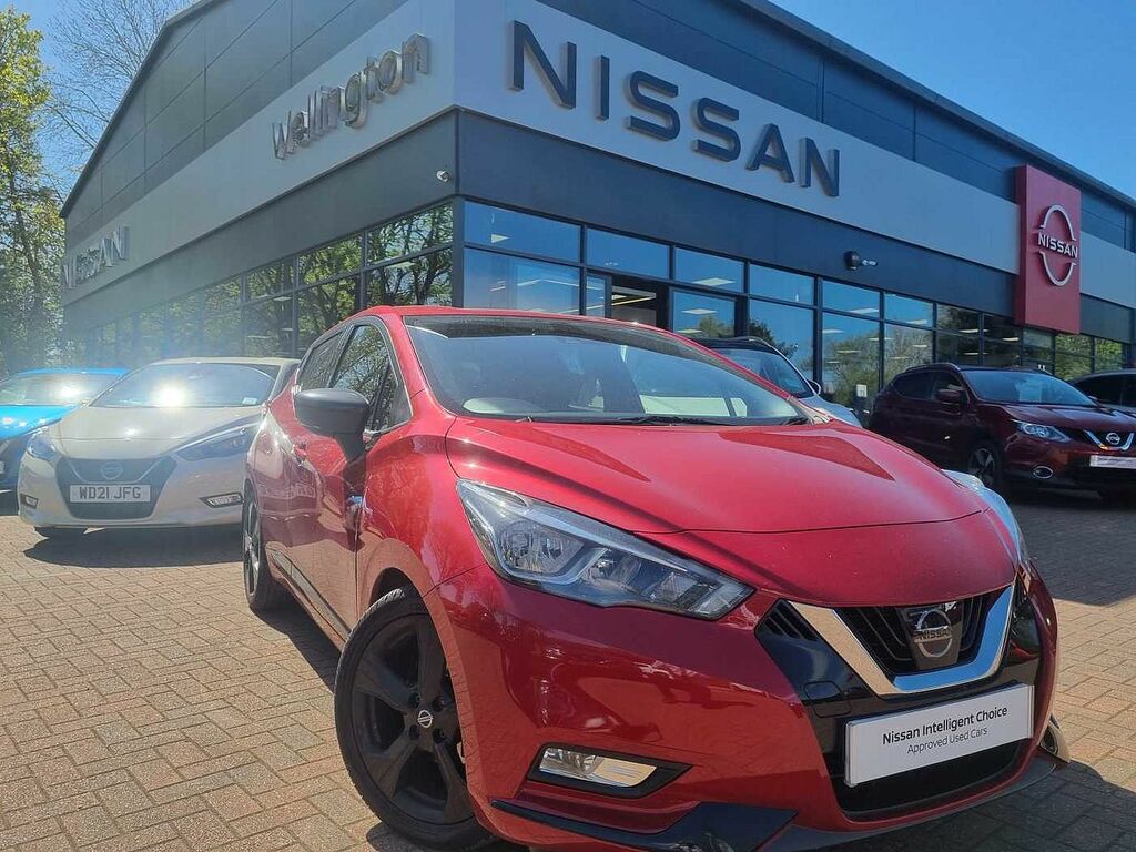Compare Nissan Micra Hatchback All New 1.0 Dig-t 117Ps N-sport WF19DZX Red